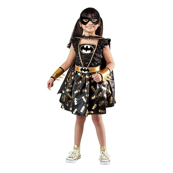 DC Comics Other - Rubies DC Comics Batgirl Sequin Halloween Costume Size Girls 3T 4T NWT